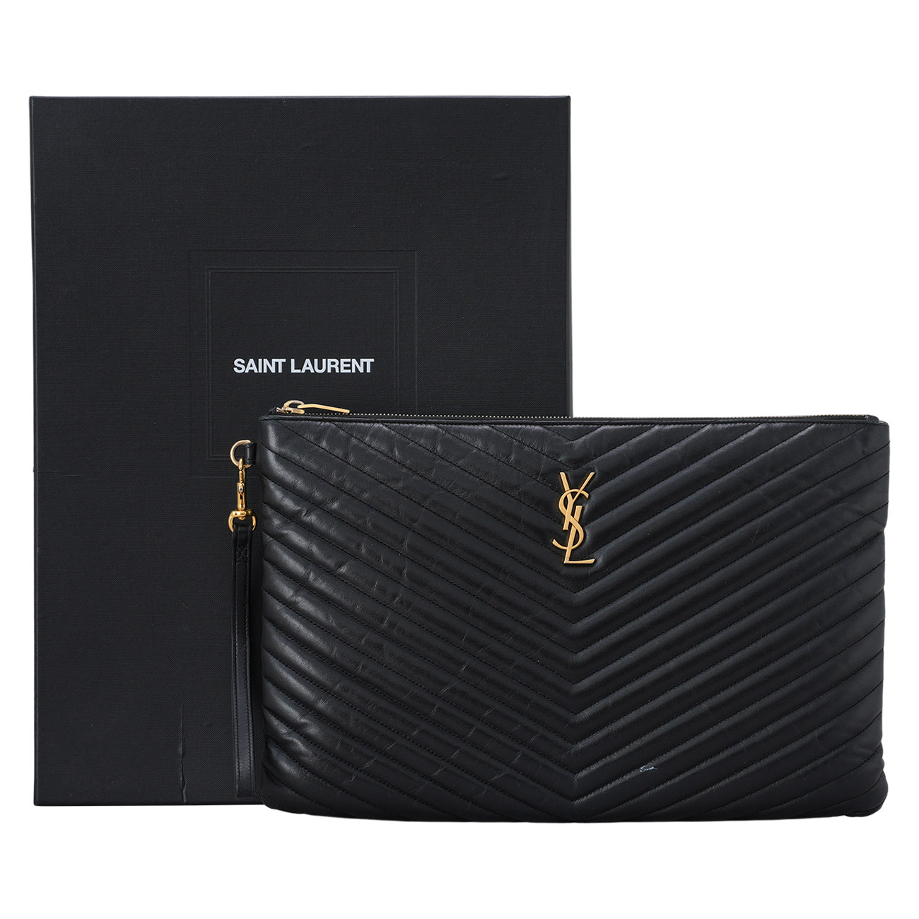 Yves Saint Laurent(USED)생로랑 440222 모노그램 클러치 라지